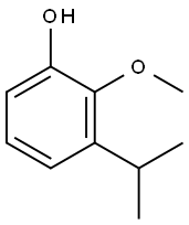 2-ISOPROPYL-6-HYDROXY ANISOLE 结构式