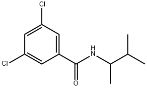 3,5-dichloro-N-(1,2-dimethylpropyl)benzamide  结构式