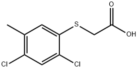 (2,4-DICHLORO-5-METHYLPHENYLTHIO)ACETIC ACID, 98 结构式