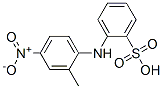 [(2-methyl-4-nitrophenyl)amino]benzenesulphonic acid 结构式