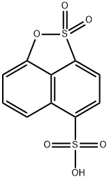 naphth[1,8-cd]-1,2-oxathiole-5-sulphonic acid 2,2-dioxide 结构式