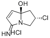 (2S-trans)-2-Chloro-5-imino-2,3-dihydro-1H-pyrrolizin-7a(5H)-ol monohy drochloride 结构式