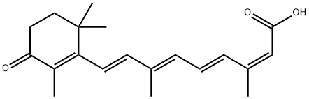 4-酮13-顺式维甲酸 结构式