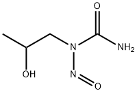 N-(2-hydroxypropyl)-N-nitrosourea 结构式