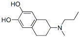 2-(N-methyl-N-(n-propyl)amino)-6,7-dihydroxytetralin 结构式