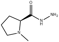 L-Proline, 1-methyl-, hydrazide (9CI) 结构式
