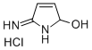2H-Pyrrol-2-ol, 5-amino-, monohydrochloride 结构式