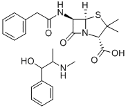 麻黄碱青霉素 结构式