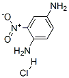 2-nitrobenzene-1,4-diamine hydrochloride 结构式
