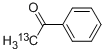 苯乙酮-13C 结构式