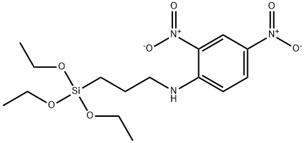 3-(2,4-二硝基苯基氨基)丙基三乙氧基硅烷 结构式