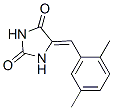 2,4-Imidazolidinedione, 5-[(2,5-dimethylphenyl)methylene]- (9CI) 结构式