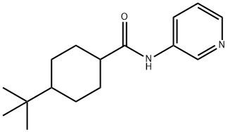 Cyclohexanecarboxamide, 4-(1,1-dimethylethyl)-N-3-pyridinyl- (9CI) 结构式