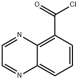 5-Quinoxalinecarbonylchloride(9CI) 结构式