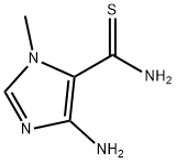 1H-Imidazole-5-carbothioamide,  4-amino-1-methyl- 结构式