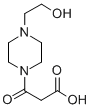 3-[4-(2-羟基乙基)哌嗪-1-基]-3-氧代-丙酸 结构式