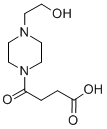 4-[4-(2-羟基乙基)-哌嗪]-4-氧丁酸 结构式
