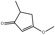 3-Methoxy-5-methyl-2-cyclopenten-1-one 结构式