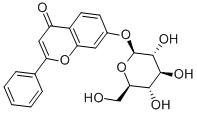 2-Phenyl-7-(((2S,3R,4S,5S,6R)-3,4,5-trihydroxy-6-(hydroxymethyl)tetrahydro-2H-pyran-2-yl)oxy)-4H-chromen-4-one