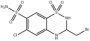 3-Des(allylthio)Methyl-3-broMoMethyl Althiazide 结构式