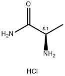 D-丙氨酰胺盐酸盐 结构式