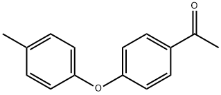 4-(4-甲基苯氧基)苯乙酮 结构式