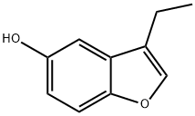 3-乙基苯并呋喃-5-醇 结构式