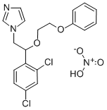 1-(2-(2,4-Dichlorophenyl)-2-(2-phenoxyethoxy)ethyl)-1H-imidazole nitra te 结构式