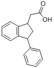1-Indanacetic acid, 3-phenyl- 结构式