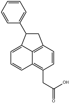 1-Phenyl-5-acenaphtheneacetic acid 结构式