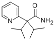 2-Pyridineacetamide, alpha,alpha-diisopropyl- 结构式