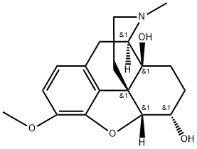 14-Hydroxydihydrocodeine 结构式