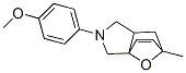 1,2,3,6,7,7a-Hexahydro-2-(4-methoxyphenyl)-6-methyl-3a,6-epoxy-3aH-isoindole 结构式