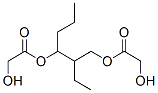 2-ethyl-1-propyl-1,3-propanediyl bis(hydroxyacetate) 结构式