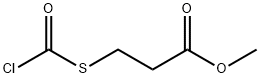 3-[(Chlorocarbonyl)thio]propanoic acid methyl ester 结构式