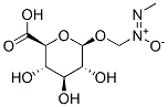 methylazoxymethyl-beta-D-glucosiduronic acid 结构式