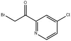 4-(溴乙酰基)吡啶 结构式