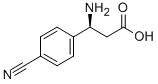 (S)-3-氨基-3-(4-苯腈基)丙酸 结构式
