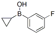 Borinic acid, cyclopropyl(3-fluorophenyl)- (9CI) 结构式