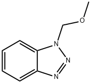 1-(甲氧甲基)-1H-苯并三唑 结构式