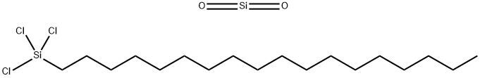 三氯十八烷基硅烷与二氧化硅的水解产物 结构式