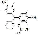 4-氨基-Α-(4-氨基-3,5-二甲基苯基)-Α-(2,6-二氯苯基)-3,5-二甲基苯甲醇与硼酸的单酯 结构式