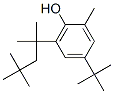 4-(1,1-Dimethylethyl)-2-methyl-6-(1,1,3,3-tetramethylbutyl)phenol 结构式
