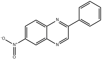 6-硝基-2-苯基喹喔啉 结构式