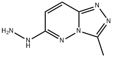 6-腙-3-甲基-5,6-二氢-[1,2,4]三唑并[4,3-B]哒嗪 结构式
