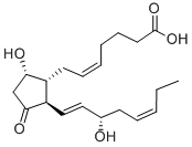 9ALPHA,15S-DIHYDROXY-11-OXO-PROSTA-5Z,13E,17Z-TRIEN-1-OIC ACID 结构式