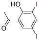 1-(2-羟基-3,5-二碘苯基)乙烷-1-酮 结构式