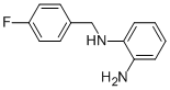 1-N-[(4-fluorophenyl)methyl]benzene-1,2-diamine 结构式