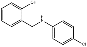 苯酚,2-(4-氯苯基氨基甲基)- 结构式