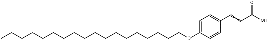 4-正十八氧基肉桂酸 结构式